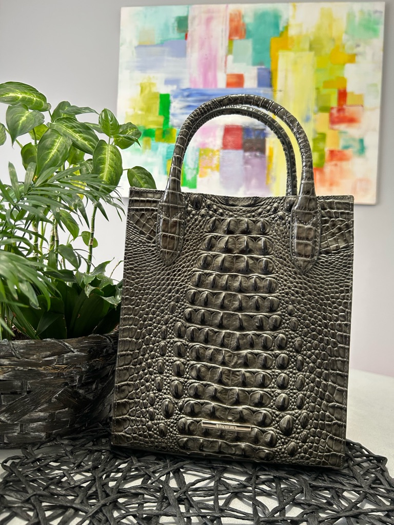 Brahmin Moira Hunter Green Melbourne Tote Crossbody